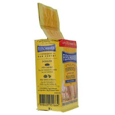 Fermento Biologico Seco Fleischmann Promocional 125g | GB Mix