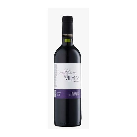 Vinho tinto suave bordô vilena 750ml