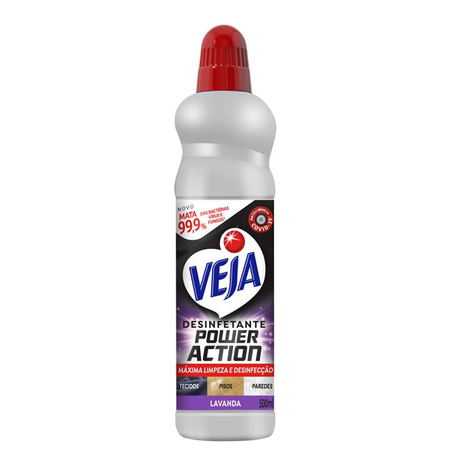 DESINFETANTE VEJA POWER ACTION LAVANDA 500ML+
