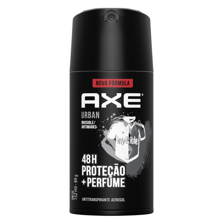 Antitranspirante Aerossol AXE Urban Invisible 152 ml 360-2