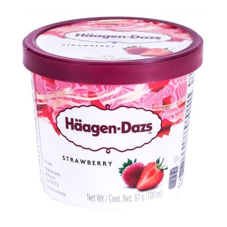 SORVETE HAAGEN-DAZS 100ML STRAWBERRY