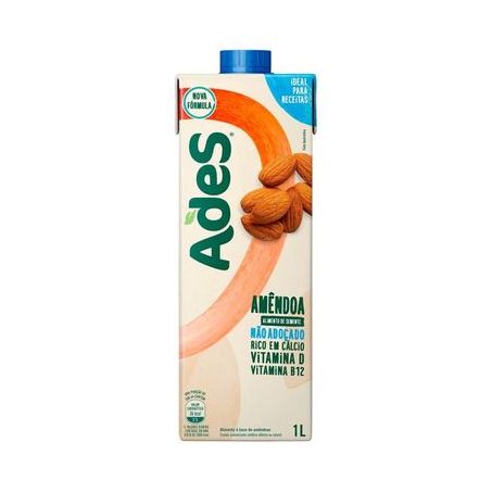 Bebida Base Amêndoa Ades Receitas 1l