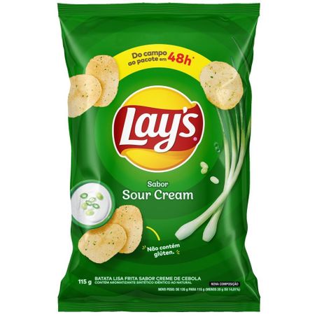 Batata lays 115g sour cream