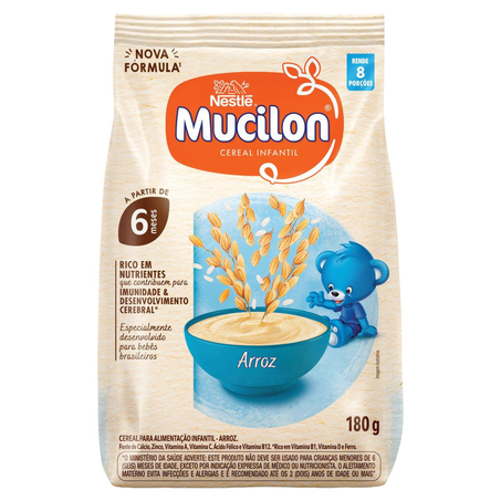 Mucilon 180g - Arroz - Sachê