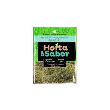TEMPERO PARA PEIXES HORTA E SABOR 10G
