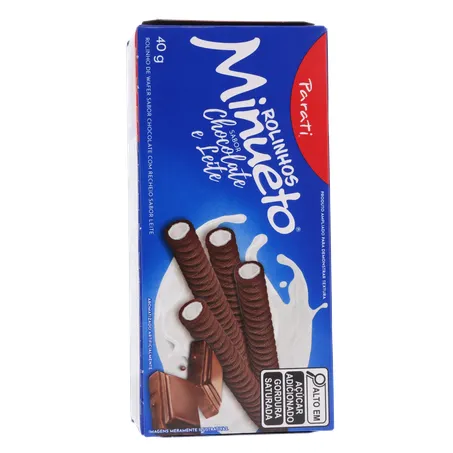 Wafer Parati Rolinho Chocolate e Leite 40g 360-17