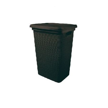 CESTO DE ROUPAS JUTA PRETO 45L