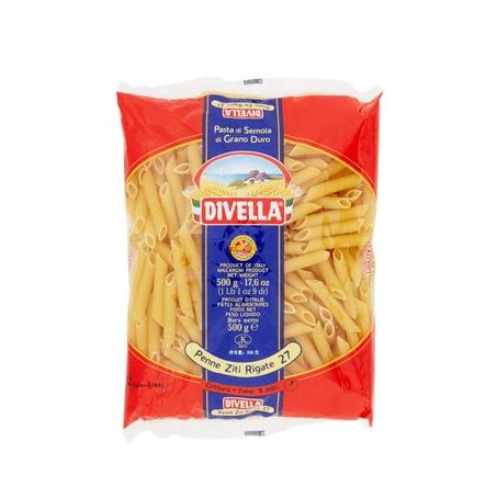 MACARRAO DIVELLA PENNE ZITI RIGATE 27 G.DURO 500G