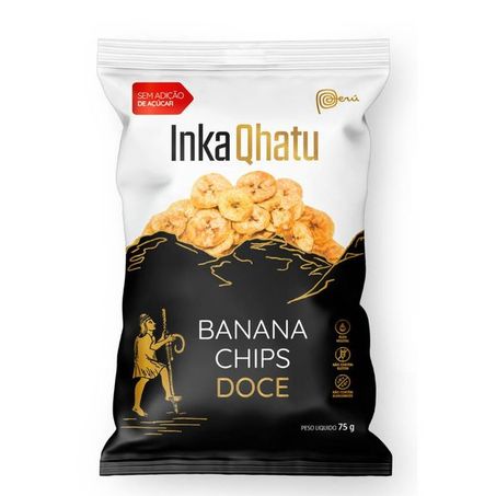 Bananas Chips Inka Qhatu Doce 75g