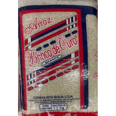 Arroz brinco de ouro t1 2kg