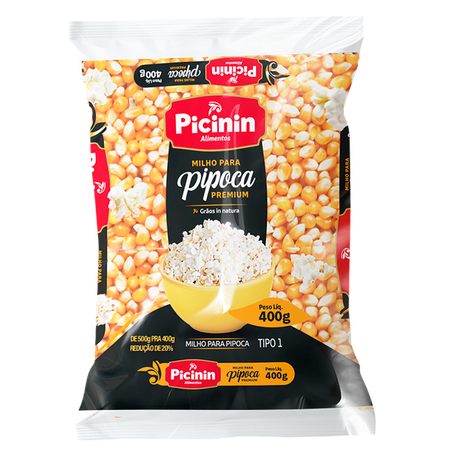 	 PIPOCA PICININ 400G PREMIUM