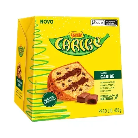 Panettone nestle caribe 450g.