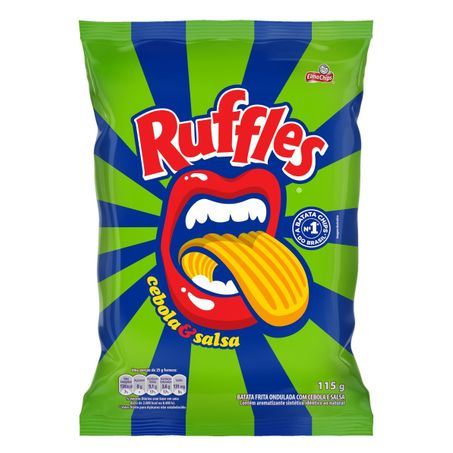 ELMA CHIPS RUFFLES 115G CEBOLA E SALSA