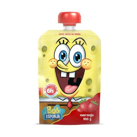 Iogurte bob esponja morango pouch 100g