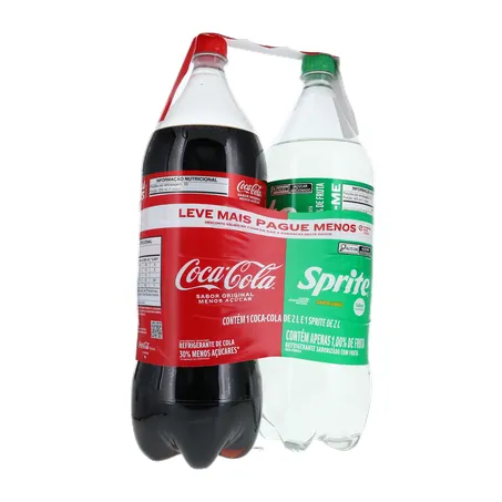 Kit Refrigerante Coca Cola 2l + Sprite 2l 
  360-16