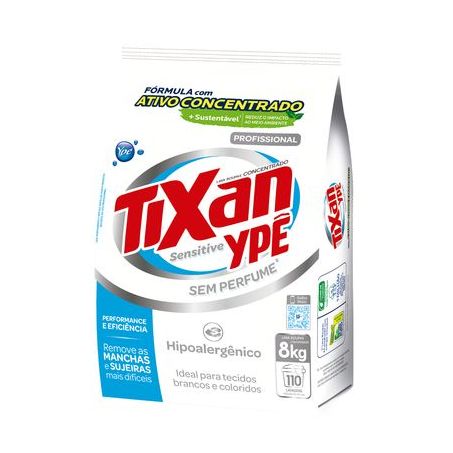 Sabao po tixan ype pro s/ perfume 8kg