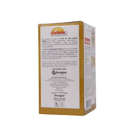 ARROZ TIO JOÃO INTEGRAL ORGÂNICO 1KG 360-18