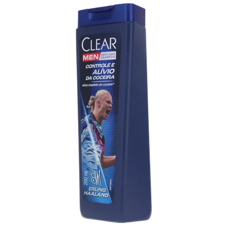 Shampoo Anticaspa Clear Men Controle e Alívio da Coceira Frasco 200ml 360-4