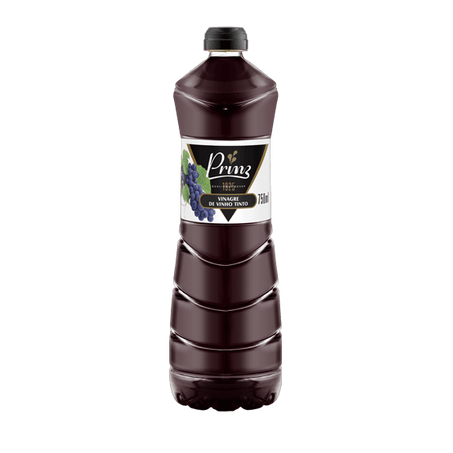 Vinagre prinz 250ml vinho tinto org ecom