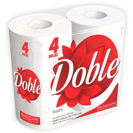 Papel hig doble fd neutro c/4x30m