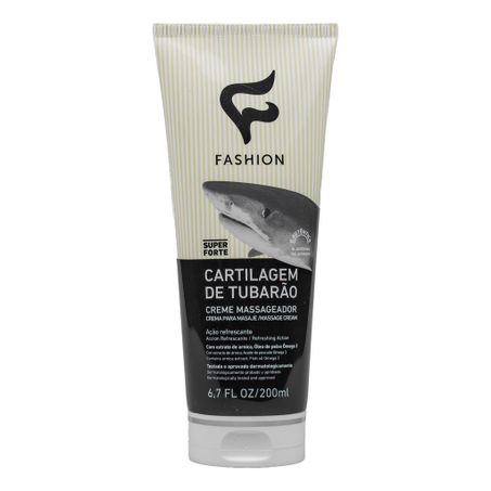 CREME MASSAGEADOR CARTILAGEM DE TUBARÃO 200ML FASHION