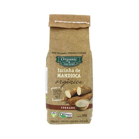 FARINHA DE MANDIOCA TORRADA ORG 500G