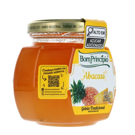 GELEIA TRADICIONAL DE ABACAXI 250G BOM PRINCIPIO 360-32
