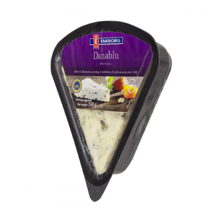 Queijo danablu fracionado emborg 100g