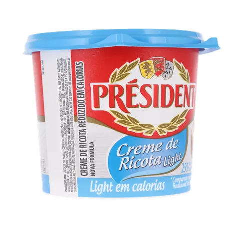 Creme De Queijo Ricota Light President 380G 360-31
