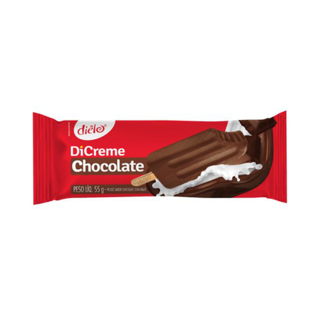 Picolé Diêlo Di Creme Chocolate 55G