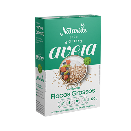 AVEIA EM FLOCOS GROSSOS NATURALE 170G