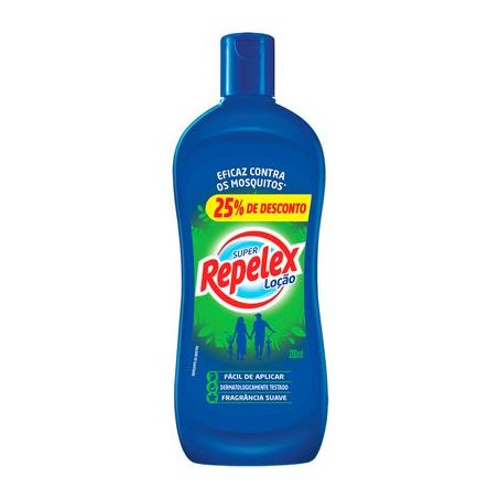 Repelente Repelex Loção Eficaz Contra os Mosquitos Squeeze 200ml