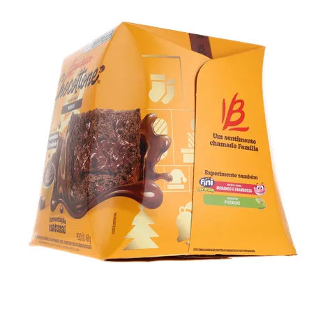 Panettone Bauducco Mousse de Chocolate Caixa 450gr 360-6