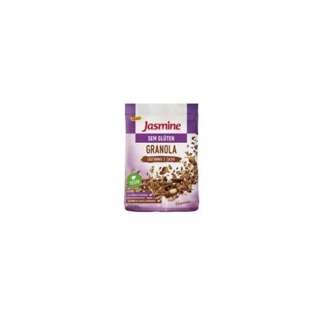 Granola Jasmine Castanhas com Cacau Sem Glúten Embalagem 250G