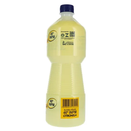 Álcool Super Vale 46 Inpm Citronela 1l 360-8