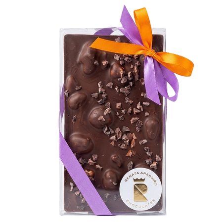 Fribal Barra de Chocolate ao Leite com Amendoas Renata Arassiro