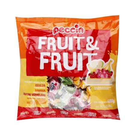 Bala fruit fruit peccin mastigável 400g