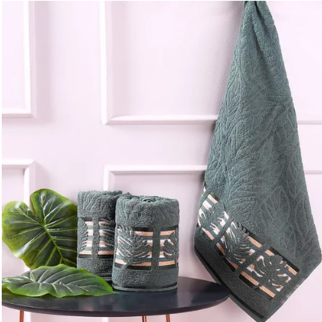 Toalha de rosto 45x75cm premier chumbo bene casa