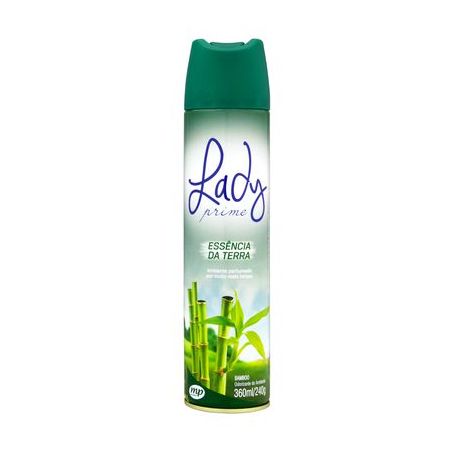 Purificador ambiente aerosol lady prime essencia da terra bamboo 360ml