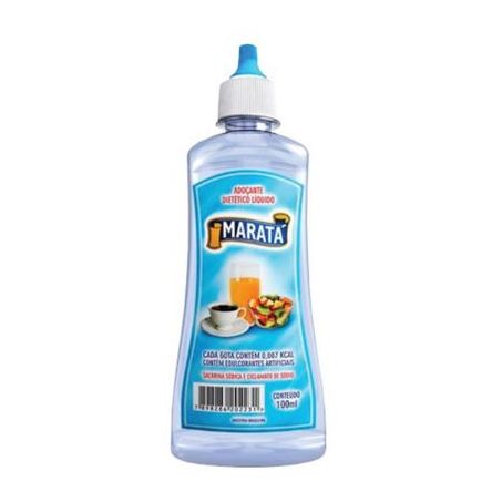 ADOÇANTE LÍQUIDO SACARINA 100ML MARATÁ