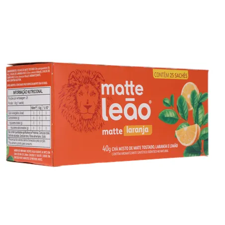 Chá Leão Matte Laranja C/25 Sachês 360-32