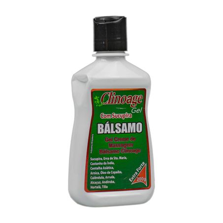 GEL DE MASSAGEM DE BÁLSAMO COM SUCUPIRA 200G CLINOAGE