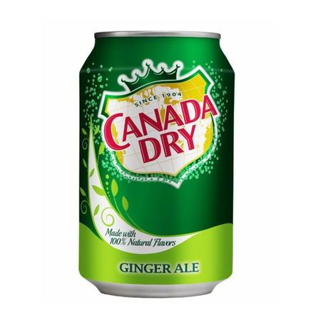 CANADA DRY 330ML GINGER ALE LATA