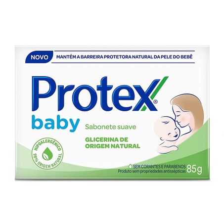 Sabonete protex suave baby glicerina de origem natural 85g