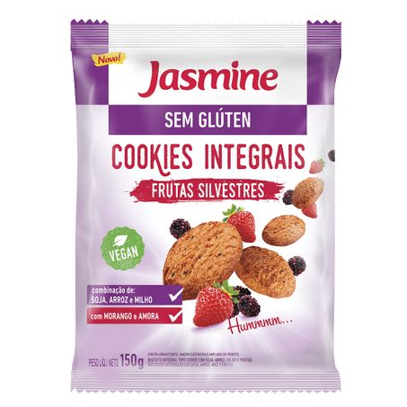 BISCOITO COOKIE FRUTAS SILVESTRES SEM GLÚTEN JASMINE