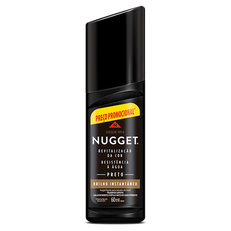 Polidor de Sapatos Nugget Preto Frasco 60ml