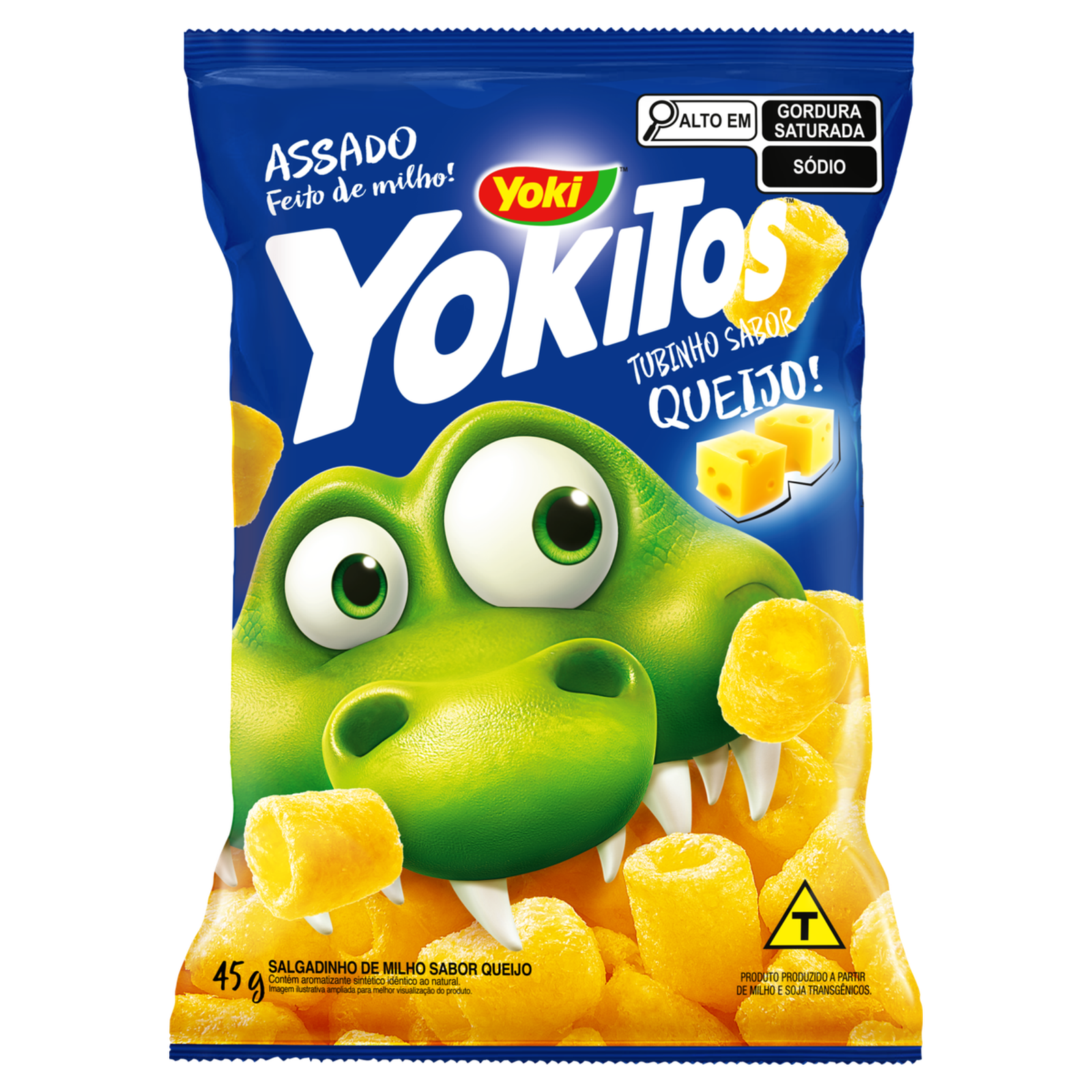 Salgadinho Yokitos Tubinho Queijo 45G