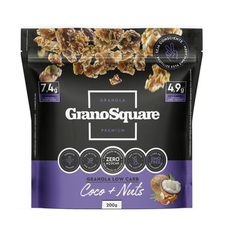 Granola grano square coco+ nuts 200g