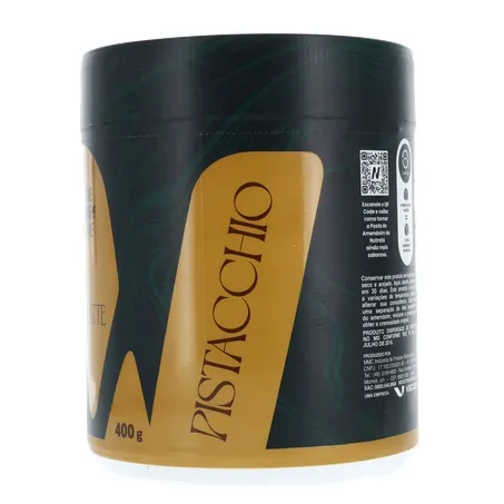 Pasta de Amendoim Nutrata Bacio Di Latte Sabor Pistache 400g 360-8