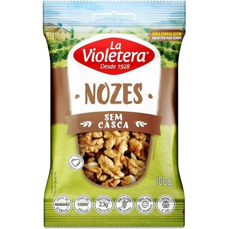 Nozes la violetera s/casca 100g